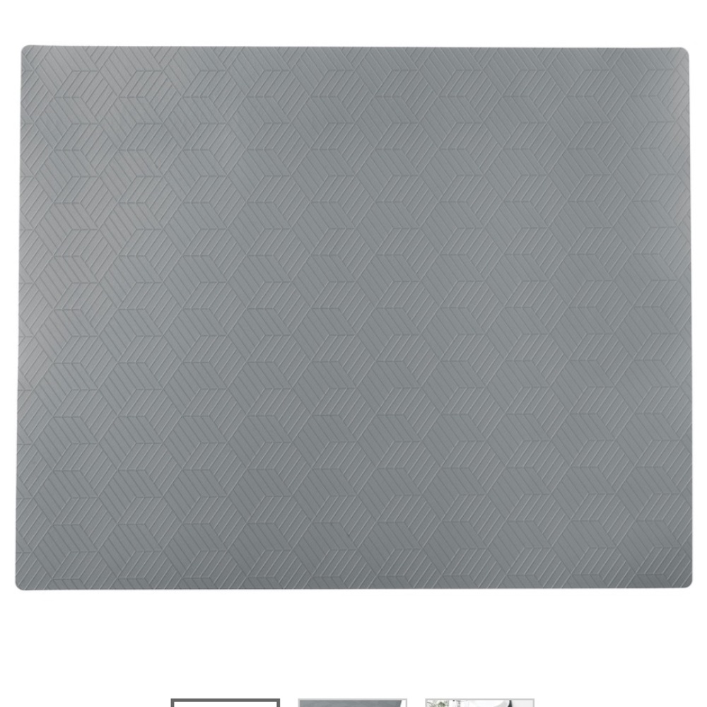 SLIRA Place mat, gray, 14x11 "